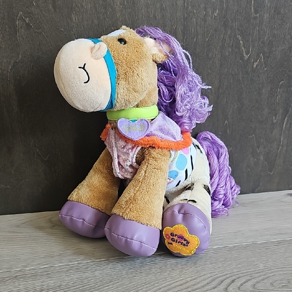 Y2K Groovy Girls Pet-rageous‎ Giddi The Horse 10" Plush